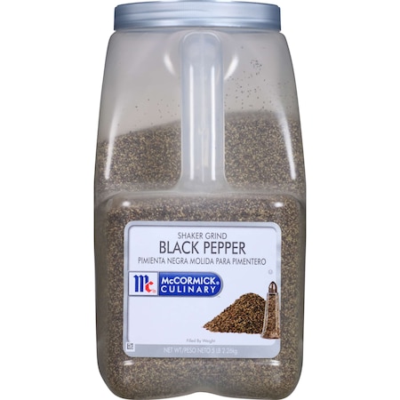 Mccormick McCormick Pepper Black Shaker Grind 5lbs Container, PK3 932620